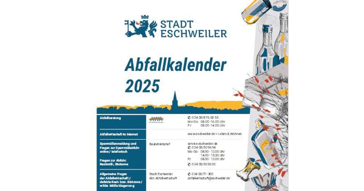 Abfallkalender 2025 Startseite