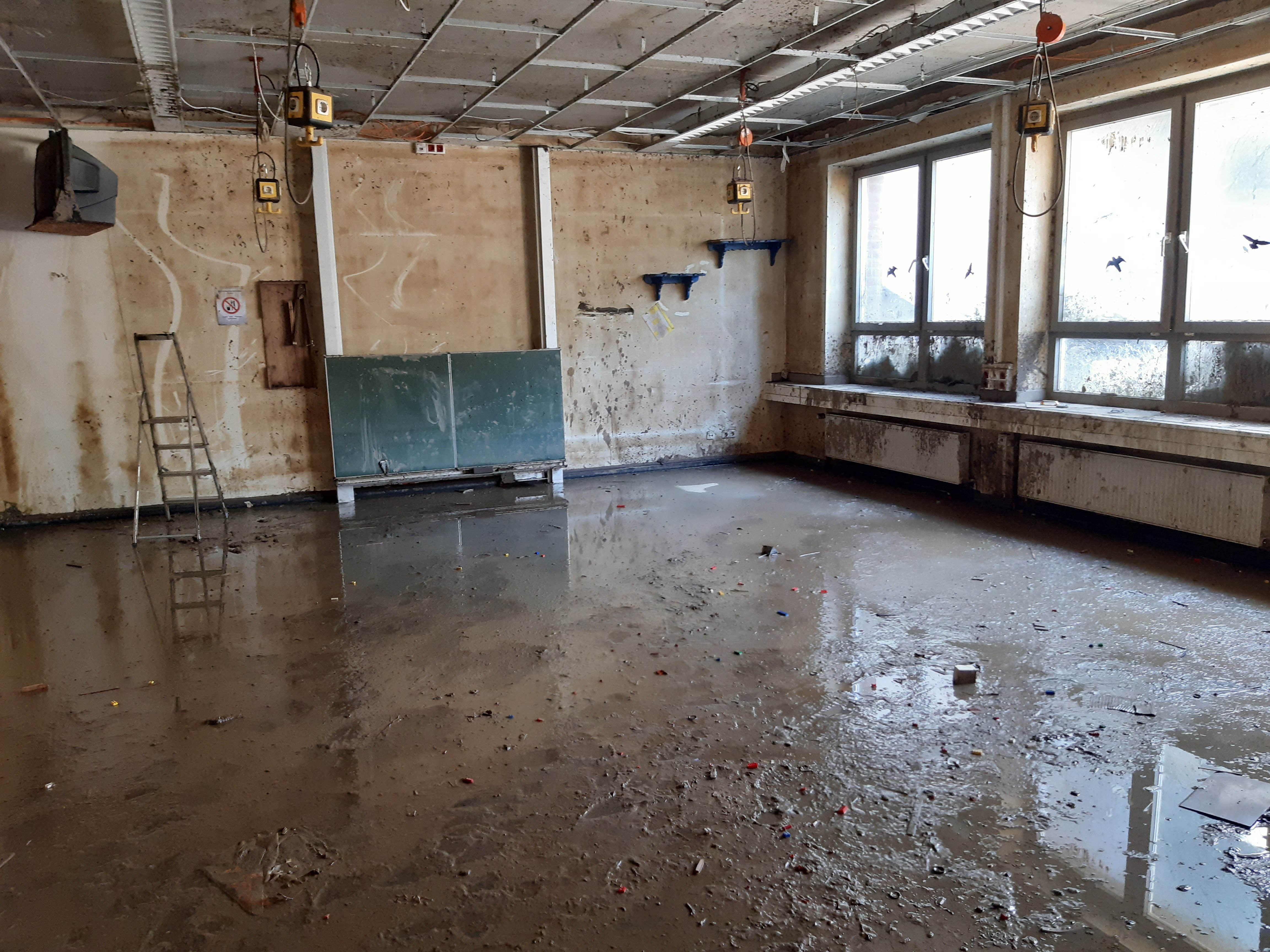 Schule nach der Flut