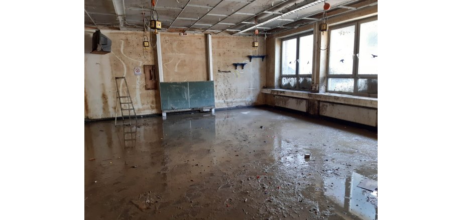 Schule nach der Flut