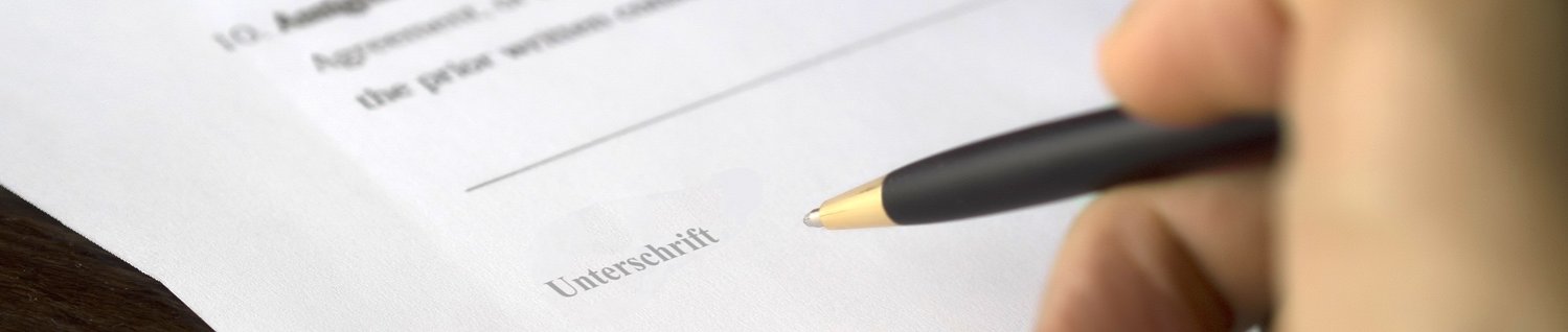 Darstellung Signatur