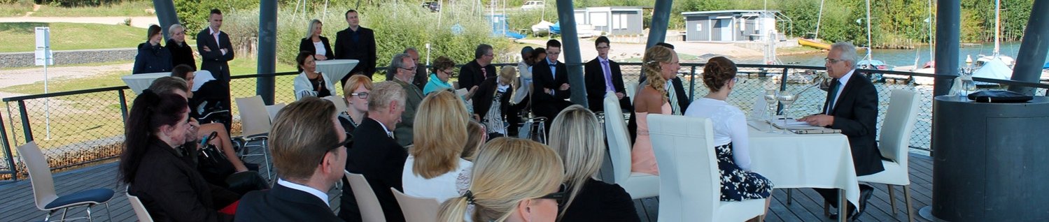 Hochzeit am Blaustein-See