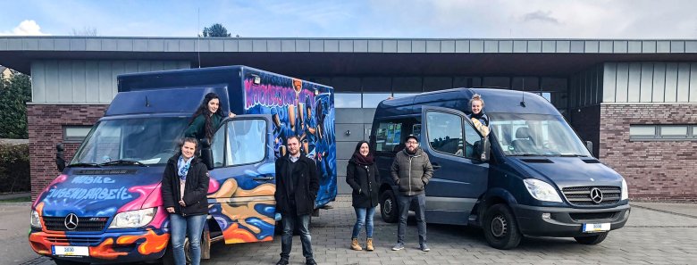 Wagen der Mobilen Jugendarbeit