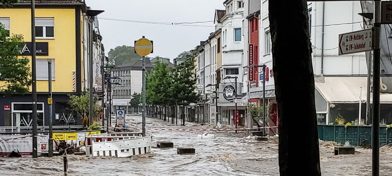 Flut in Eschweiler 2021