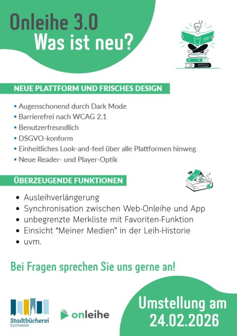 Plakat Onleihe 3.0 - 1 Plakat Onleihe 3.0 - 1